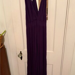 Elegant Purple Maxi Dress